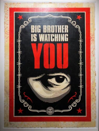 Shepard Fairey Big Brother is Wathing You