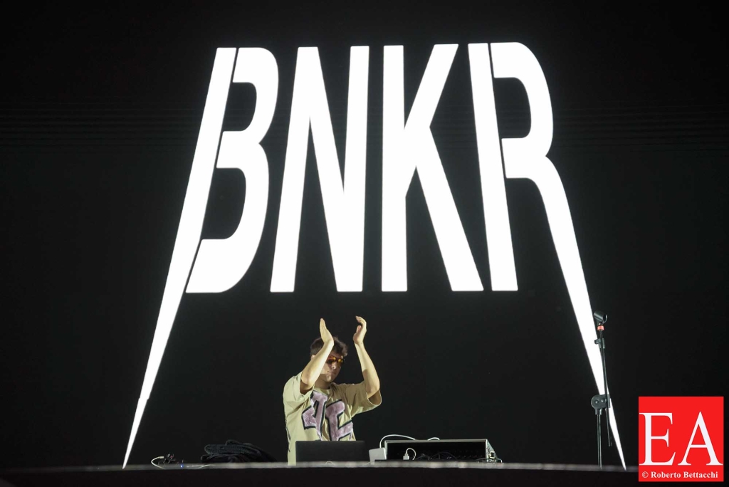 Bnkr44 band opening Blanco in concert - Rock in Roma