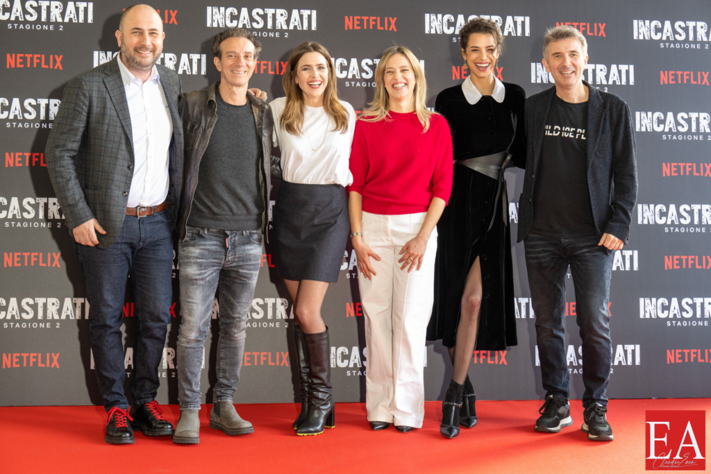 Netflix presentation photocall of the series "Incastrati", season 2