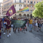 Il Pride per le vie di Roma