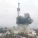 Kiev, attacco missilistico alla torre Tv