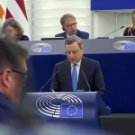 Draghi "Vogliamo l'Ucraina nell'Unione Europea"