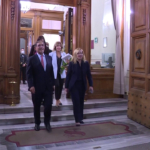 Governo, Meloni lascia il Senato dopo un incontro con La Russa