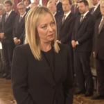 Il giuramento del nuovo presidente del Consiglio, Giorgia Meloni