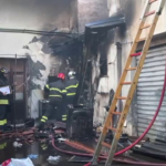 Appartamento distrutto da un incendio a Catania