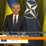 Stoltenberg a Kiev "Il sostegno della Nato fa la differenza"
