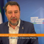 Salvini firma il decreto Ponte "Obiettivo aprire i cantieri nel 2024"