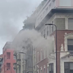 Esplosione, le immagini del palazzo coinvolto nell'incendio