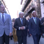 Mattarella, re di Spagna e presidente del Portogallo visitano Palermo