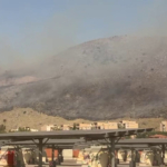 Palermo circondata dagli incendi, fiamme ancora sulle colline