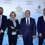 Stefania Craxi in visita ufficiale a San Marino, incontra una delegazione di Governo