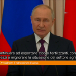Putin "Accordo sul grano se saranno rimosse le sanzioni sull’export"